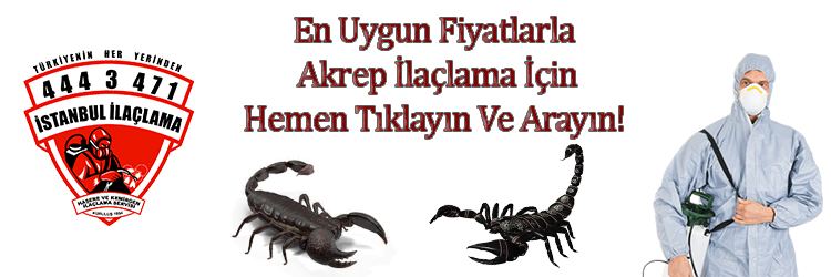 akrep-ilaclama, akrep-ilaçlama